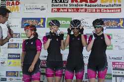 Deutsche Meisterschaft 2018 Radsport Frauen Strasse in EInhausen