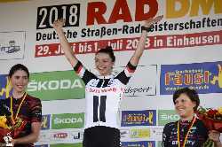 Deutsche Meisterschaft 2018 Radsport Frauen Strasse in EInhausen