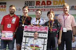 Deutsche Meisterschaft 2018 Radsport Frauen Strasse in EInhausen